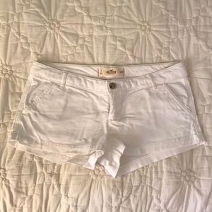 Hollister White Shorts